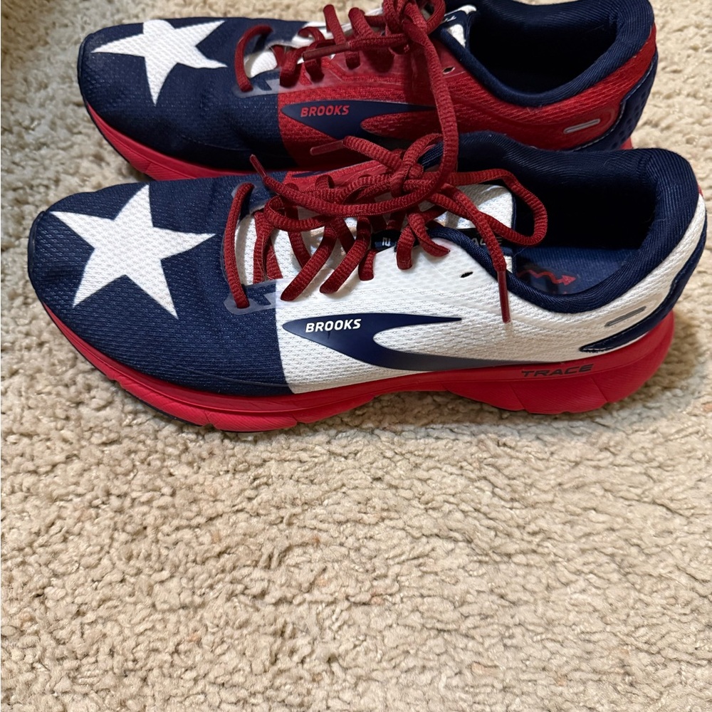 Brooks Red and Blue Running Shoes